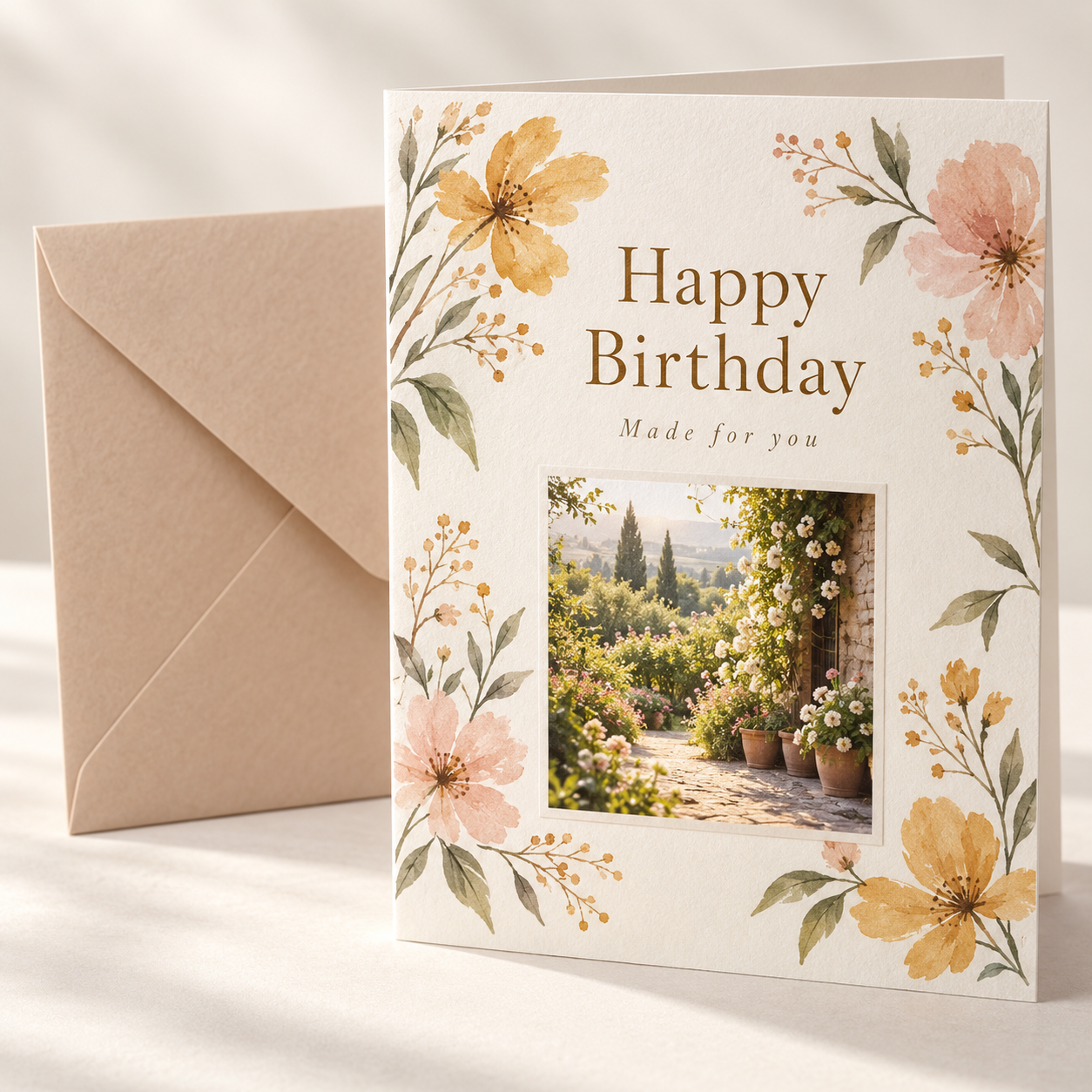 Folded Personalised Greeting Cards