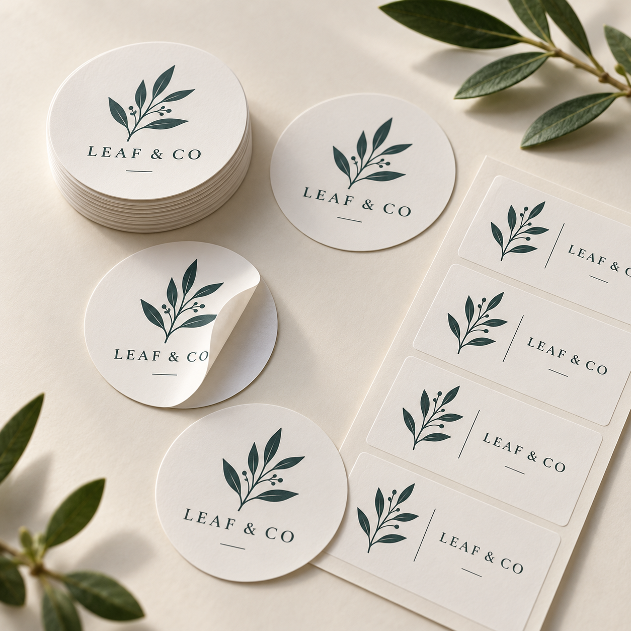Custom Stickers & Packaging Labels
